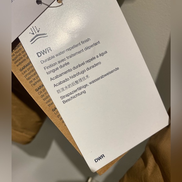 North Face Belleview Stretch Down Utility Brown Jacket - Picture 10 of 13